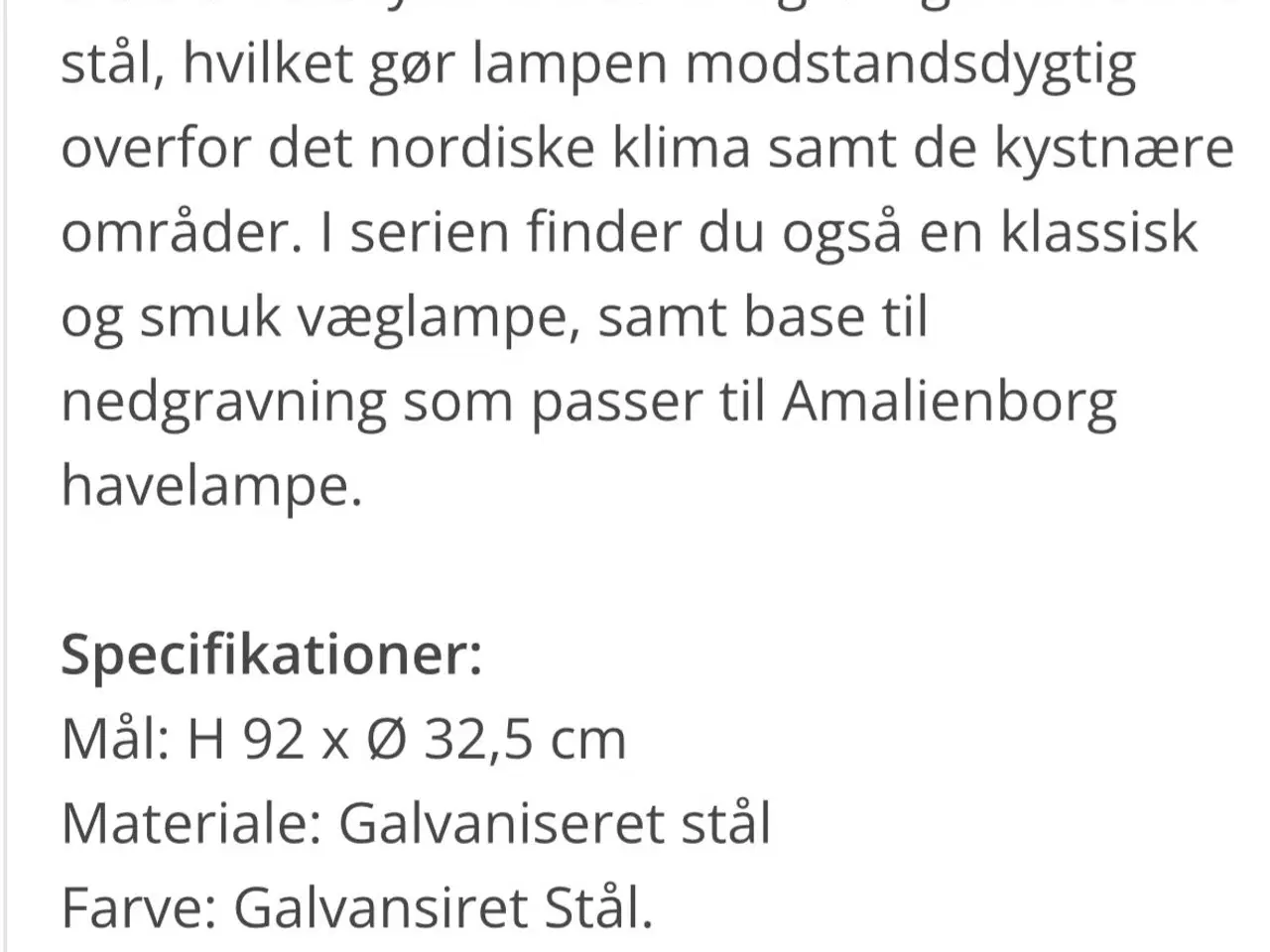Billede 2 - Bedlamper NORLUX Amalienborg