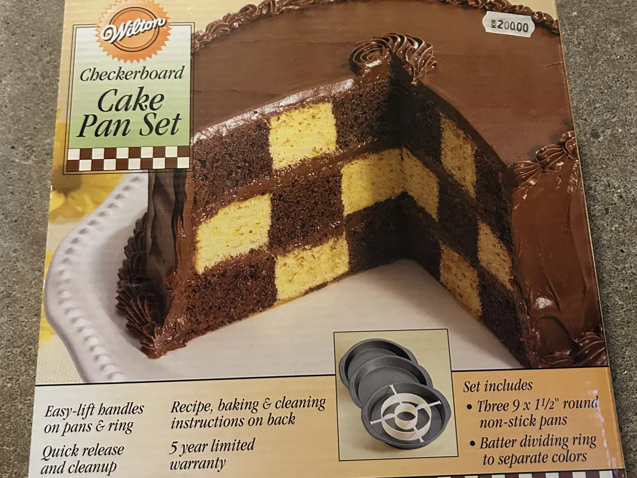 Billede 1 - Wilton bageform til ternet mønster