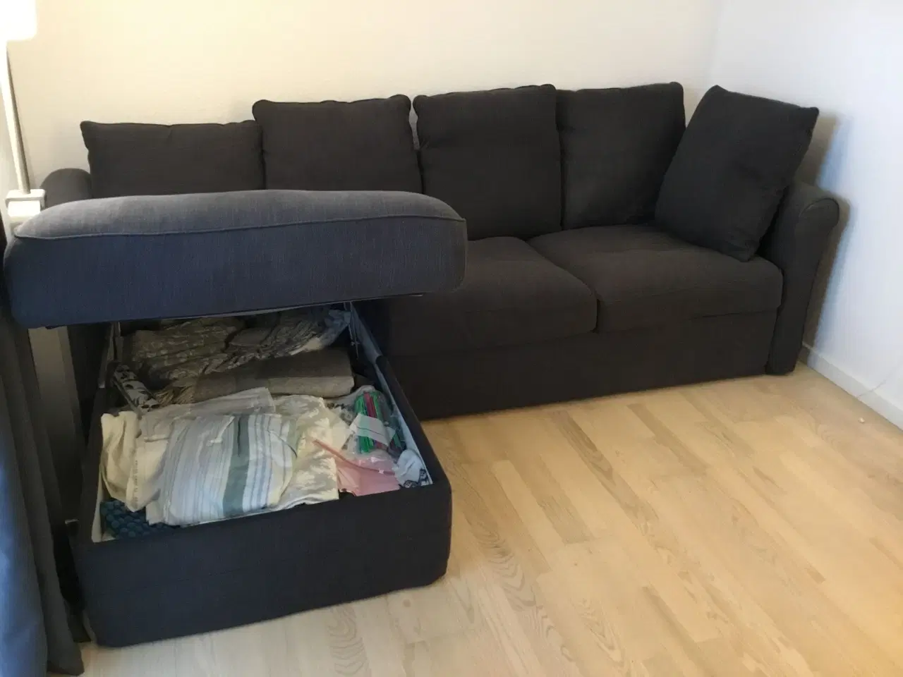 Billede 3 - 2 personers sofa med chaiselong