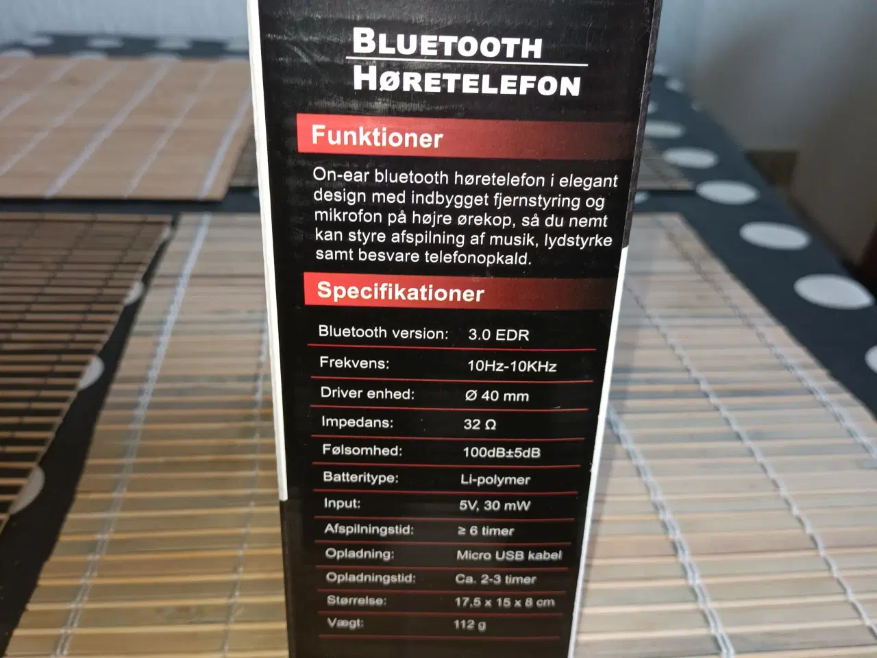 Billede 2 - Bluetooth høretelefon