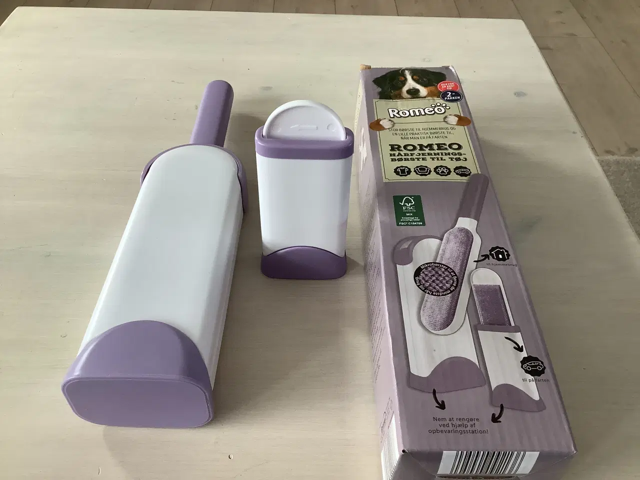 Billede 1 - Romeo 2 hårfjernings-børste til tøj