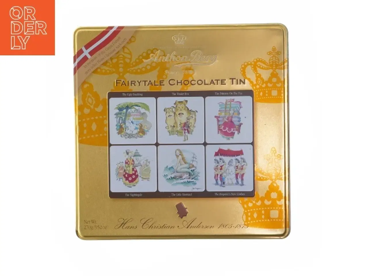 Billede 1 - Anthon Berg eventyrlige chokolade dåse fra Anthon Berg (str. 23,5x23,5 cm)