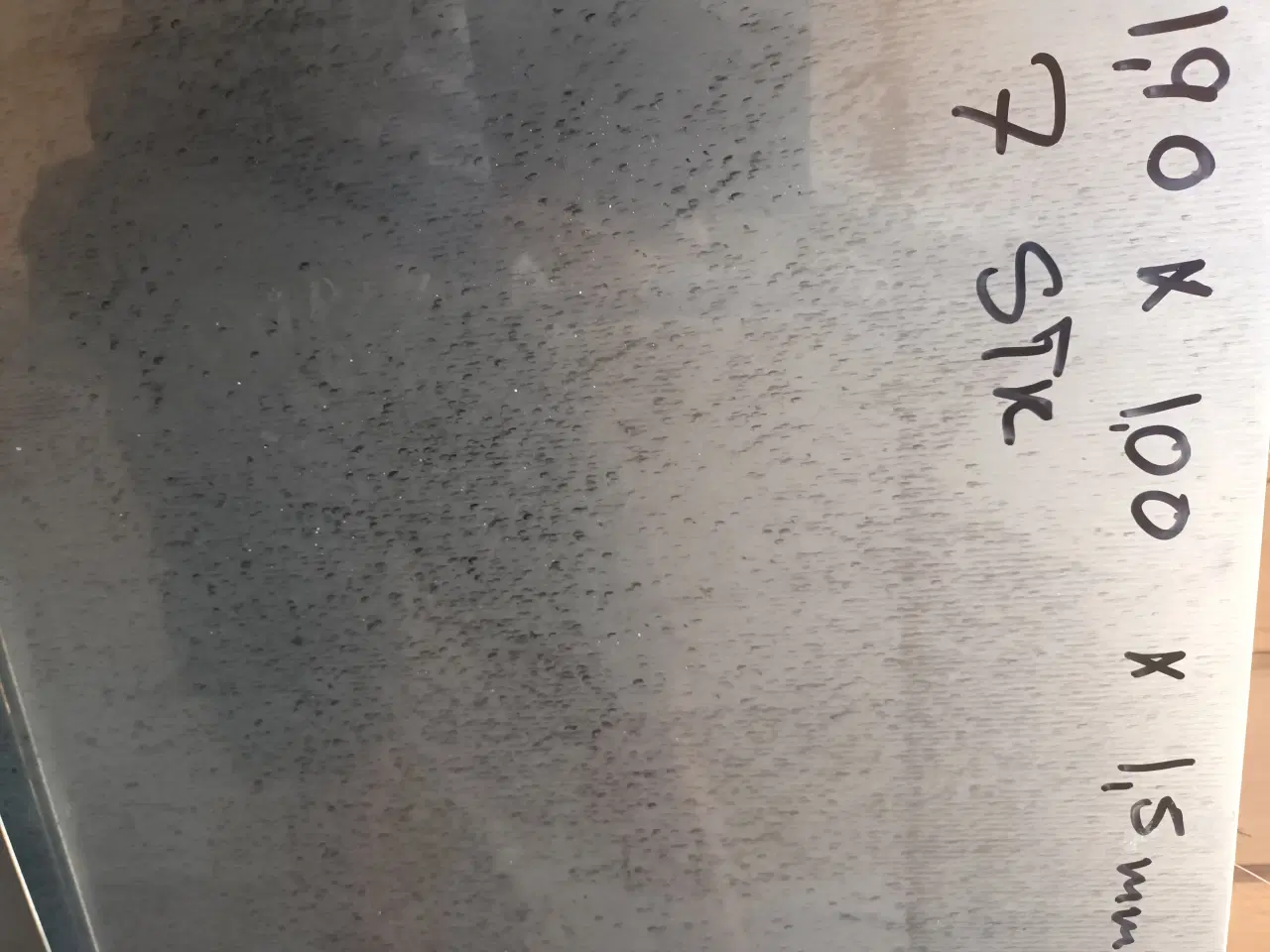 Billede 2 - 6 Stk Rustfrie Stålplader 1,5 mm 100x190 cm