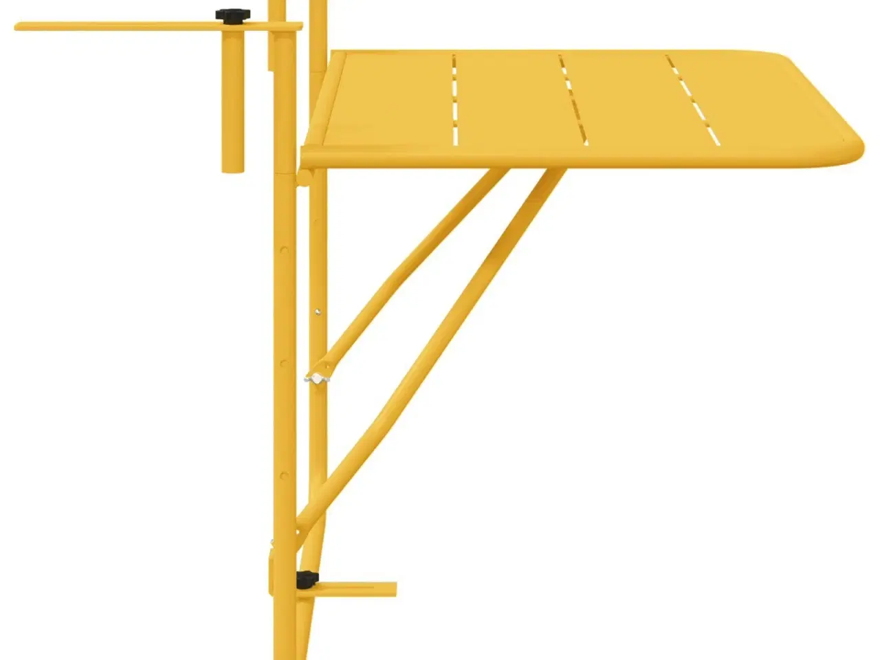 Billede 7 - Hængende Altan Bord Sennepsgul 60 x 39 x 65 cm Stål