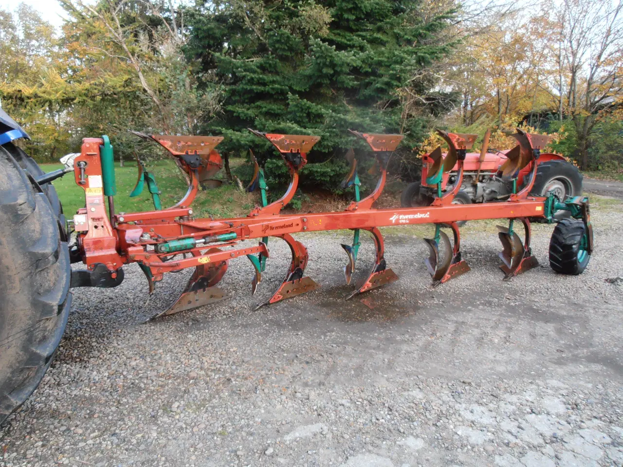 Billede 2 - Kverneland vendeplov 5 furet . 
