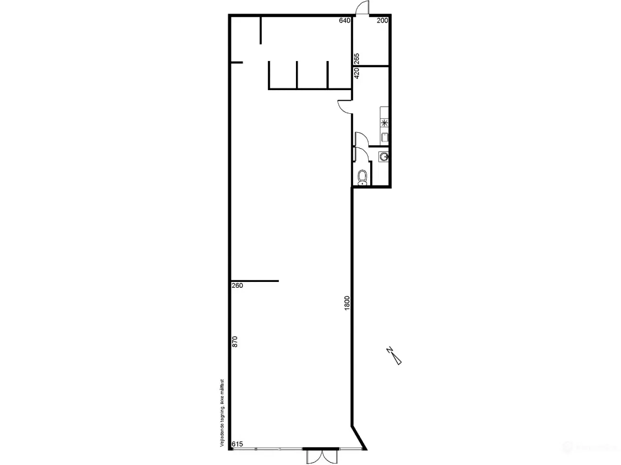 Billede 7 - Super velplaceret butikslejemål med god udstillingsplads i de store facadevinduer