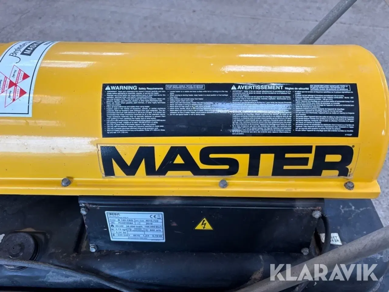 Billede 9 - Varmekanon Master B 150 CED