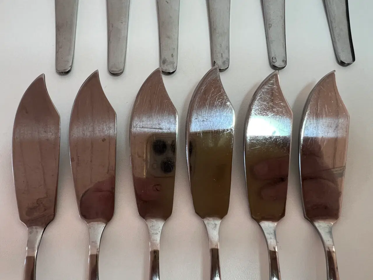 Billede 4 - Vintage Fiskebestik m/Fisk på. (6 Personer)