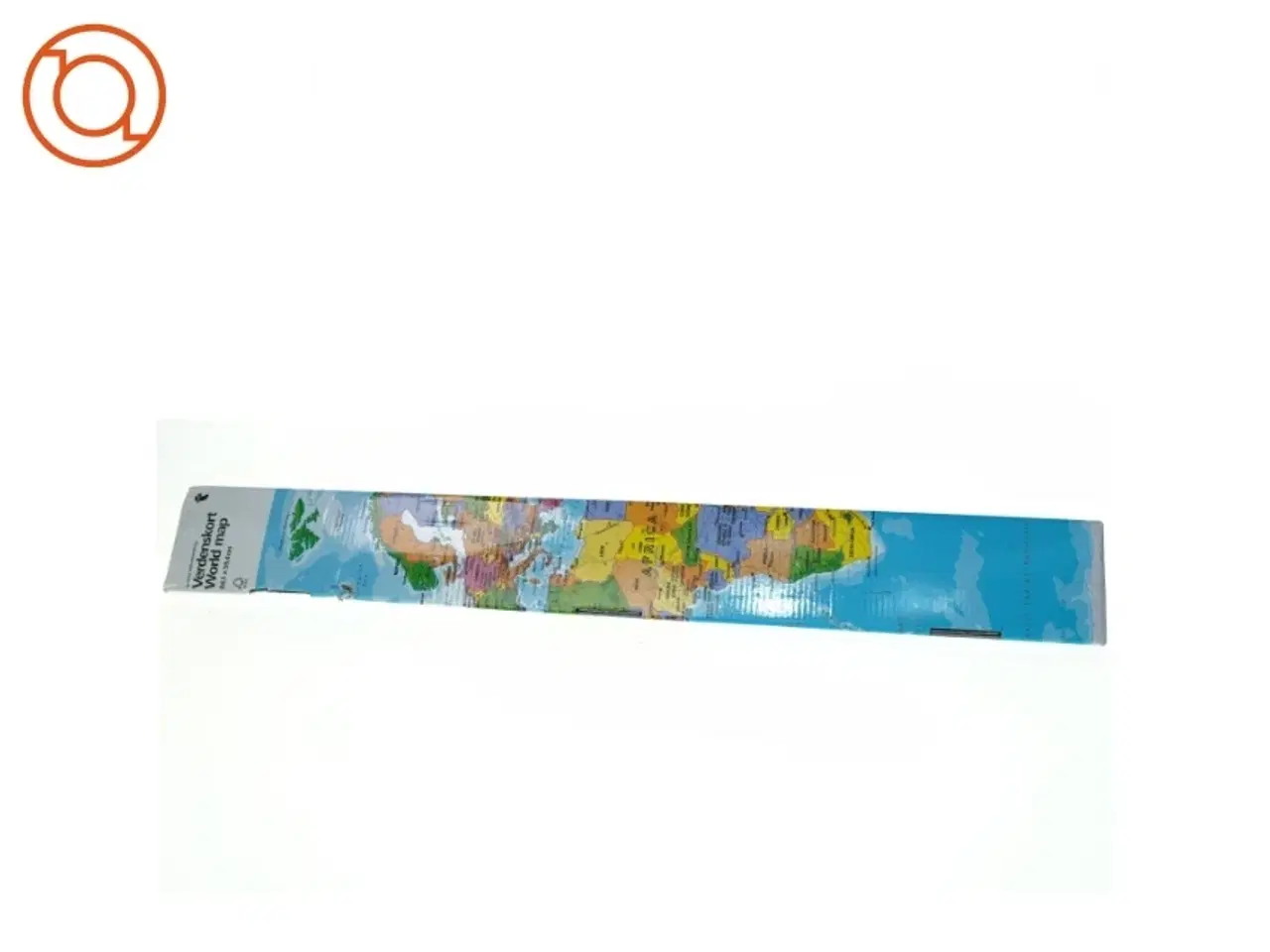 Billede 2 - Verdenskort fra Flying Tiger (str. 61 x 8 cm)