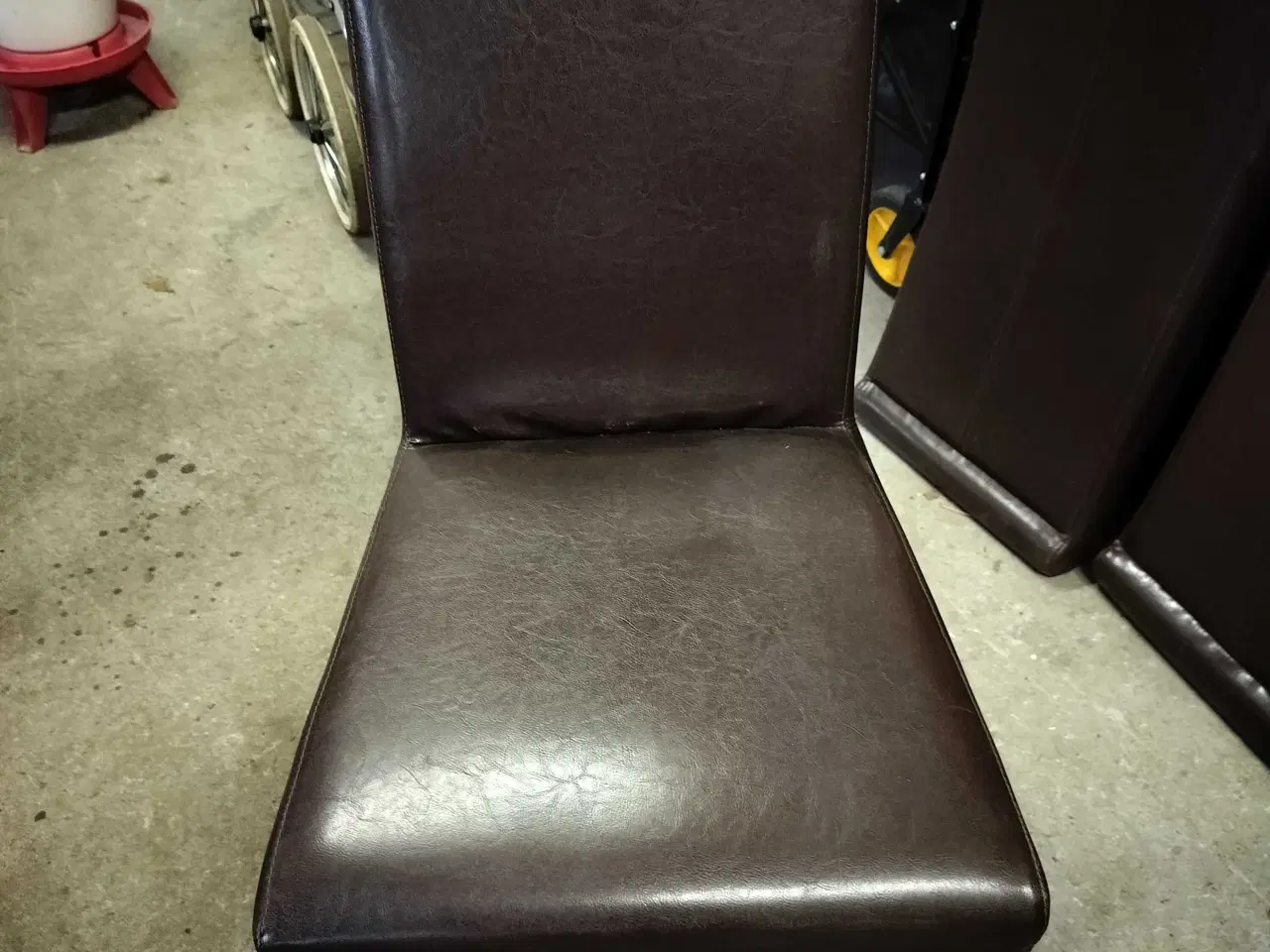 Billede 1 - 6 stole i læderlook 