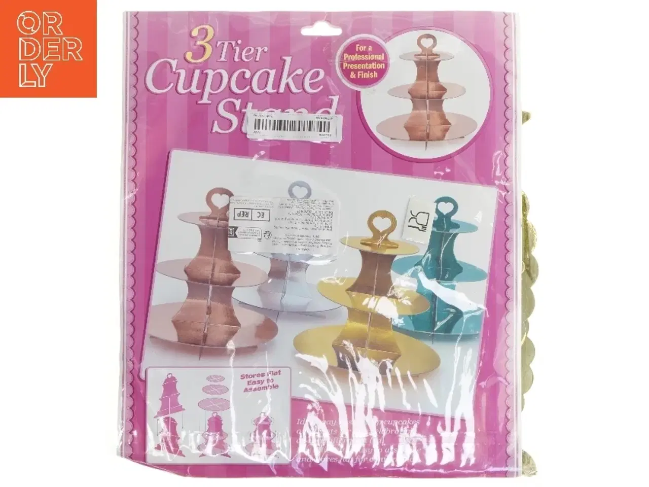 Billede 1 - Cupcake stativ i 3 niveauer (str. 34x30 cm)