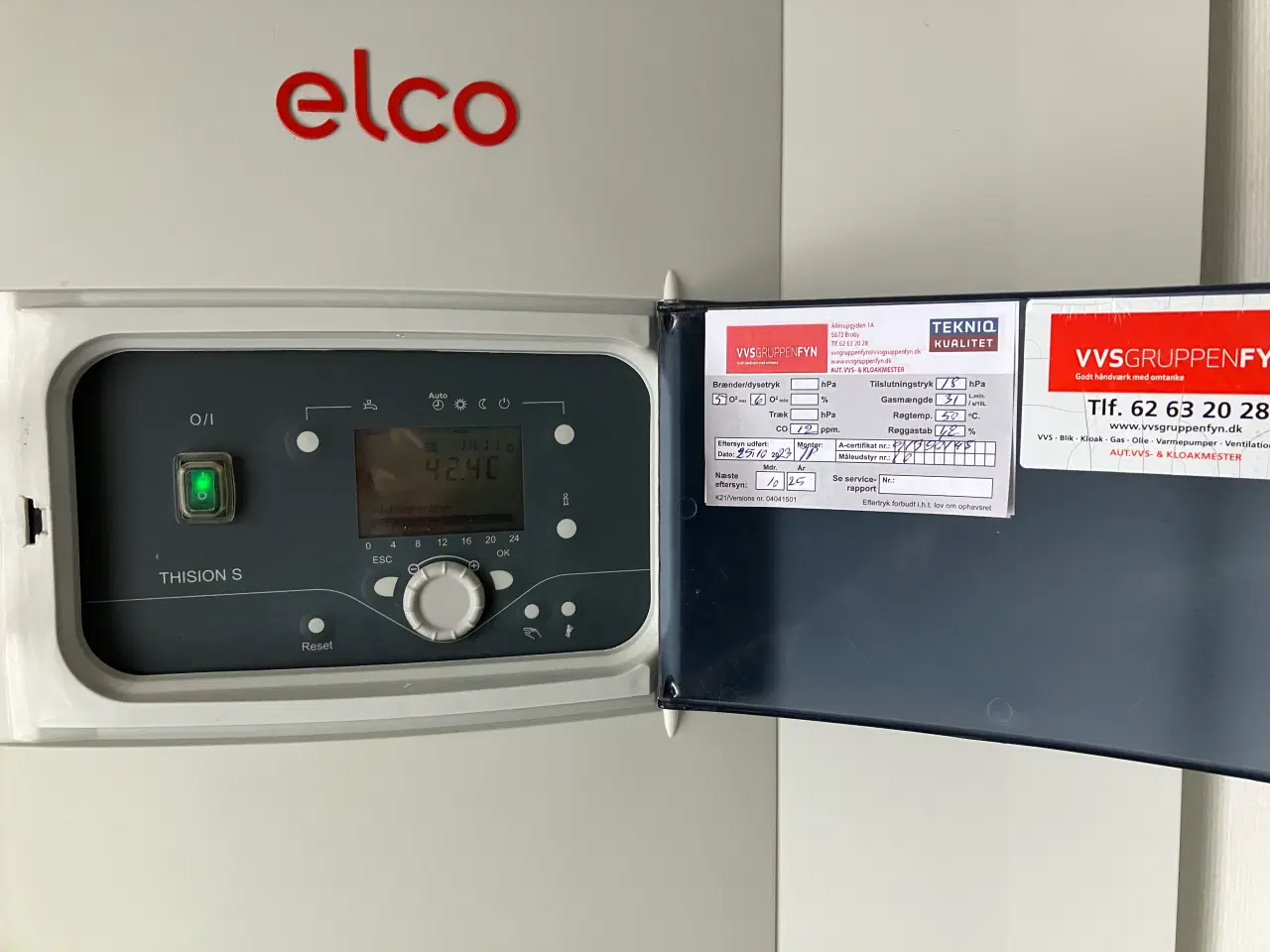 Billede 2 - Gasfyr Mrk.  Elco Thision S Compact 19.2/ V 75