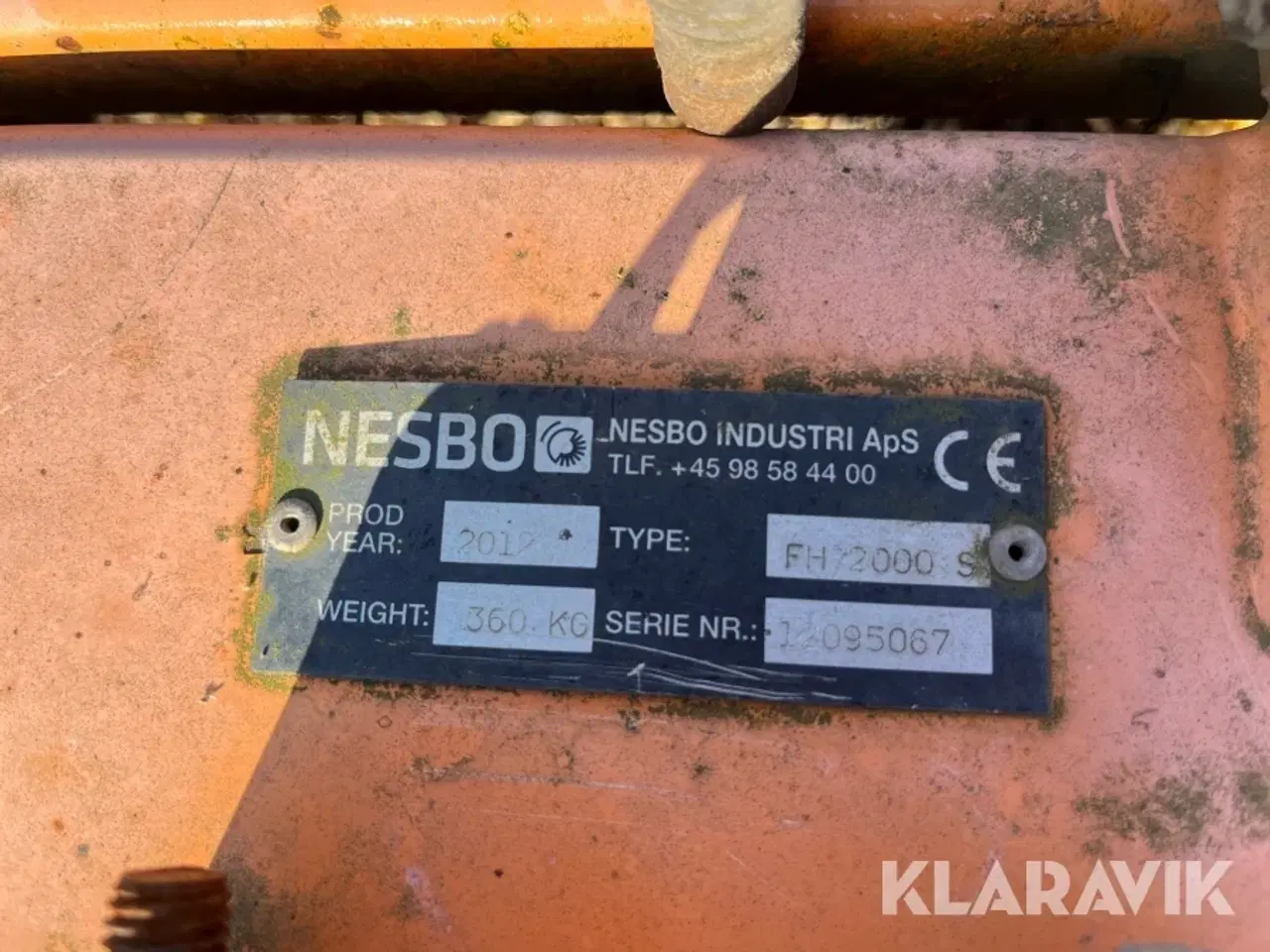 Billede 4 - Hydraulisk kost Nesbo FH 2000 S