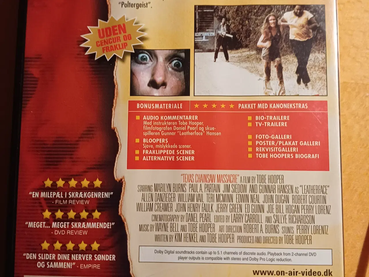 Billede 3 - Texas Chainsaw Massacre /Motorsavs - Massakren DVD