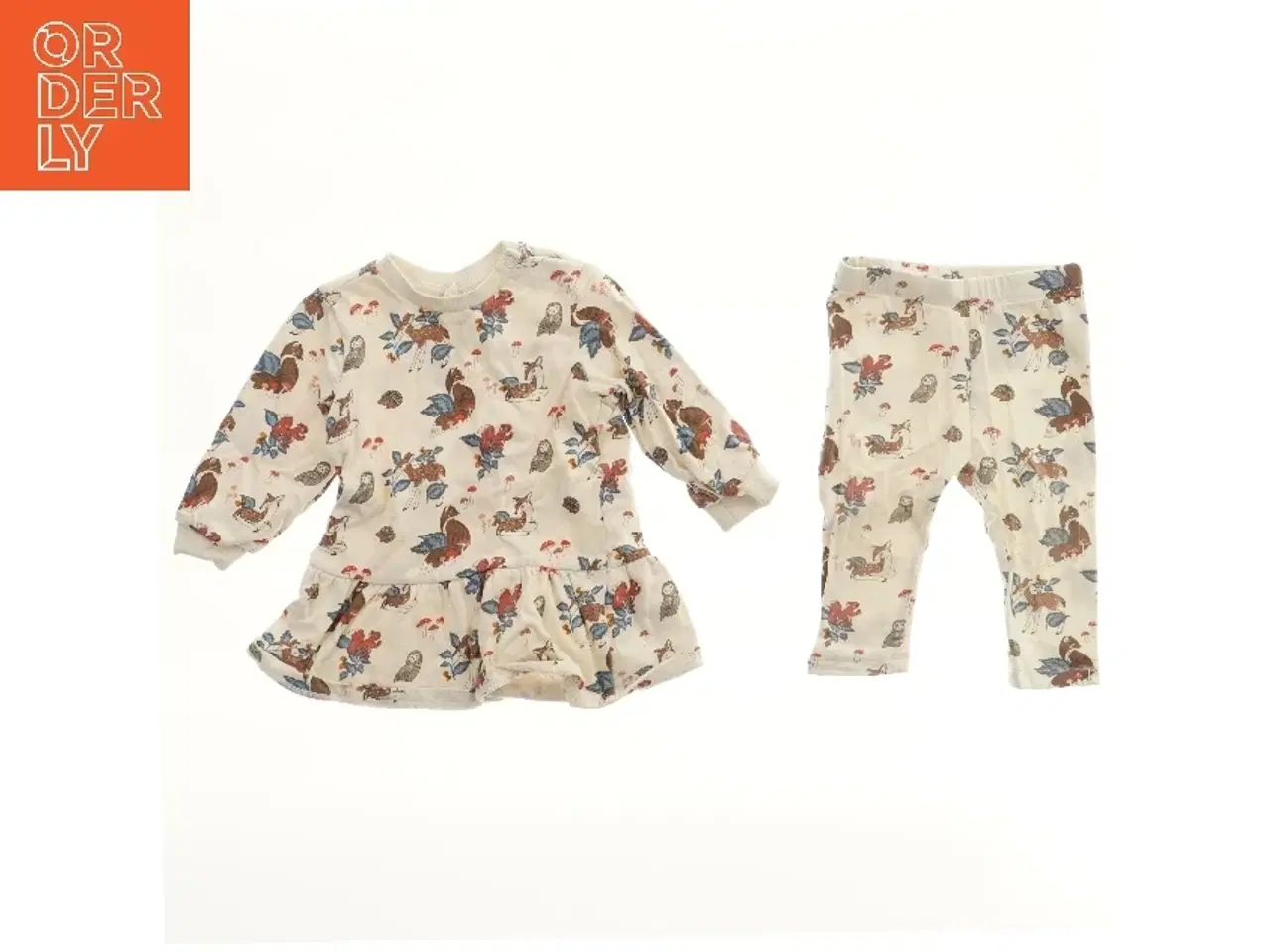 Billede 1 - Børnesæt med dyreprint fra H&M (str. 74)