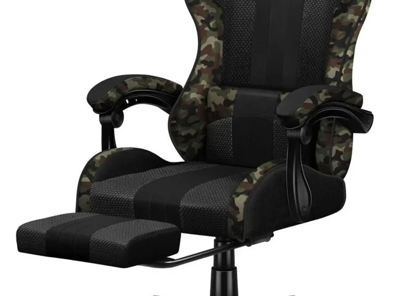 Billede 3 - Gamerstol Huzaro Force 4.7 Camo Mesh – ergonomisk stol med fodstøtte