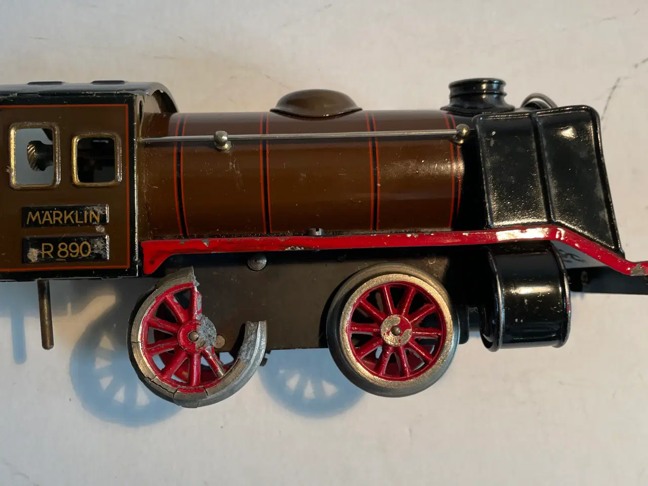 Billede 4 - Gl. Märklin lokomotiv i blik