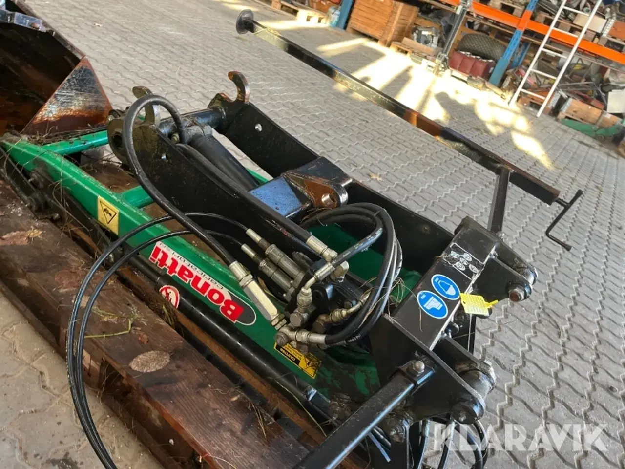 Billede 6 - Frontlæsser med skovl og gafler Bonatti CP2