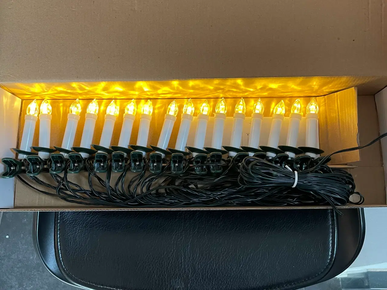 Billede 1 - Juletræskæde med 16 lys, Nordlux