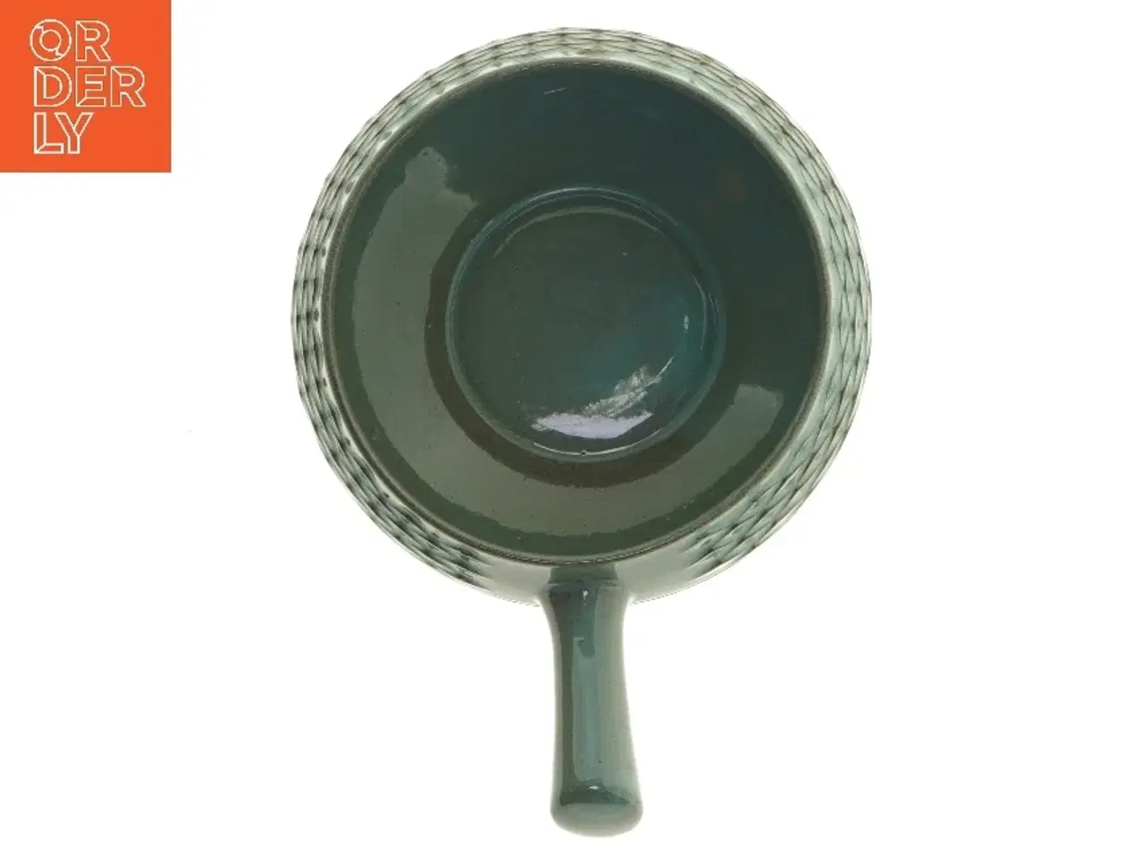 Billede 5 - Keramisk skål med låg og håndtag (str. Ø 16 cm)