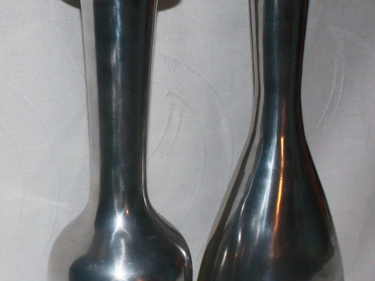 Billede 4 - 2 vaser af rustfrit stål