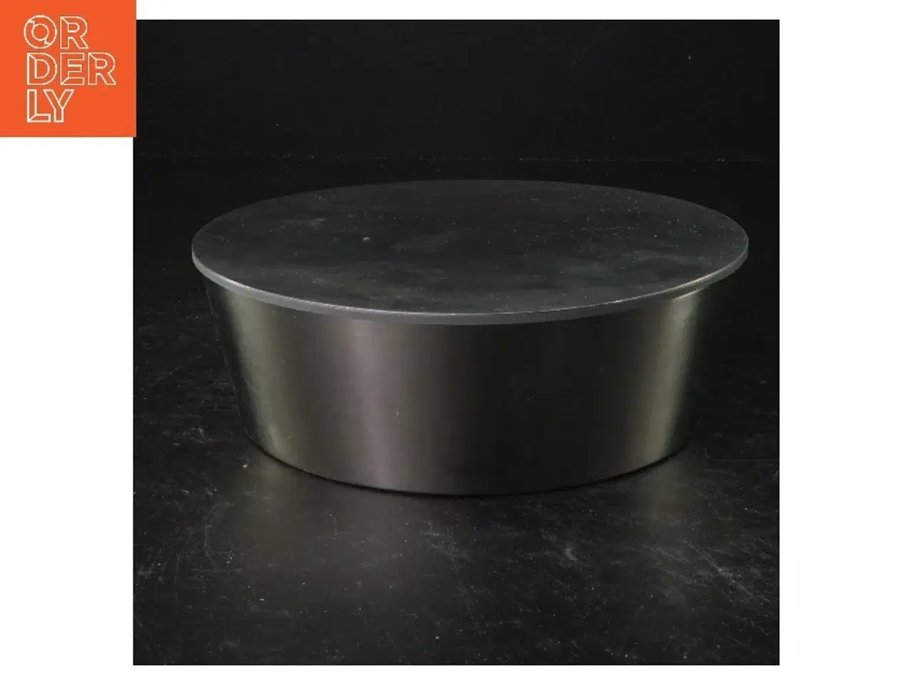 Billede 2 - Rundt metal dåse og låg fra Eva Solo (str. 18 x 6 cm)