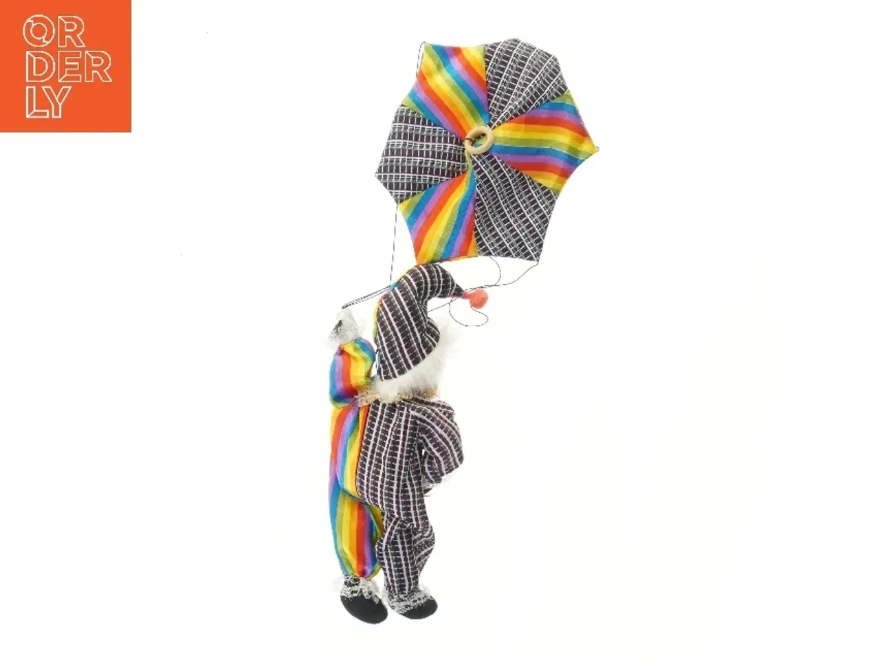 Billede 2 - Klovn med faldskærm (str. 35 cm)