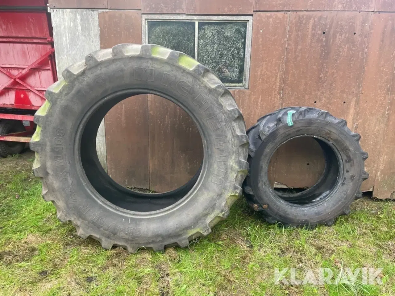 Billede 1 - Traktordæk & skovdæk Michelin & Nokian