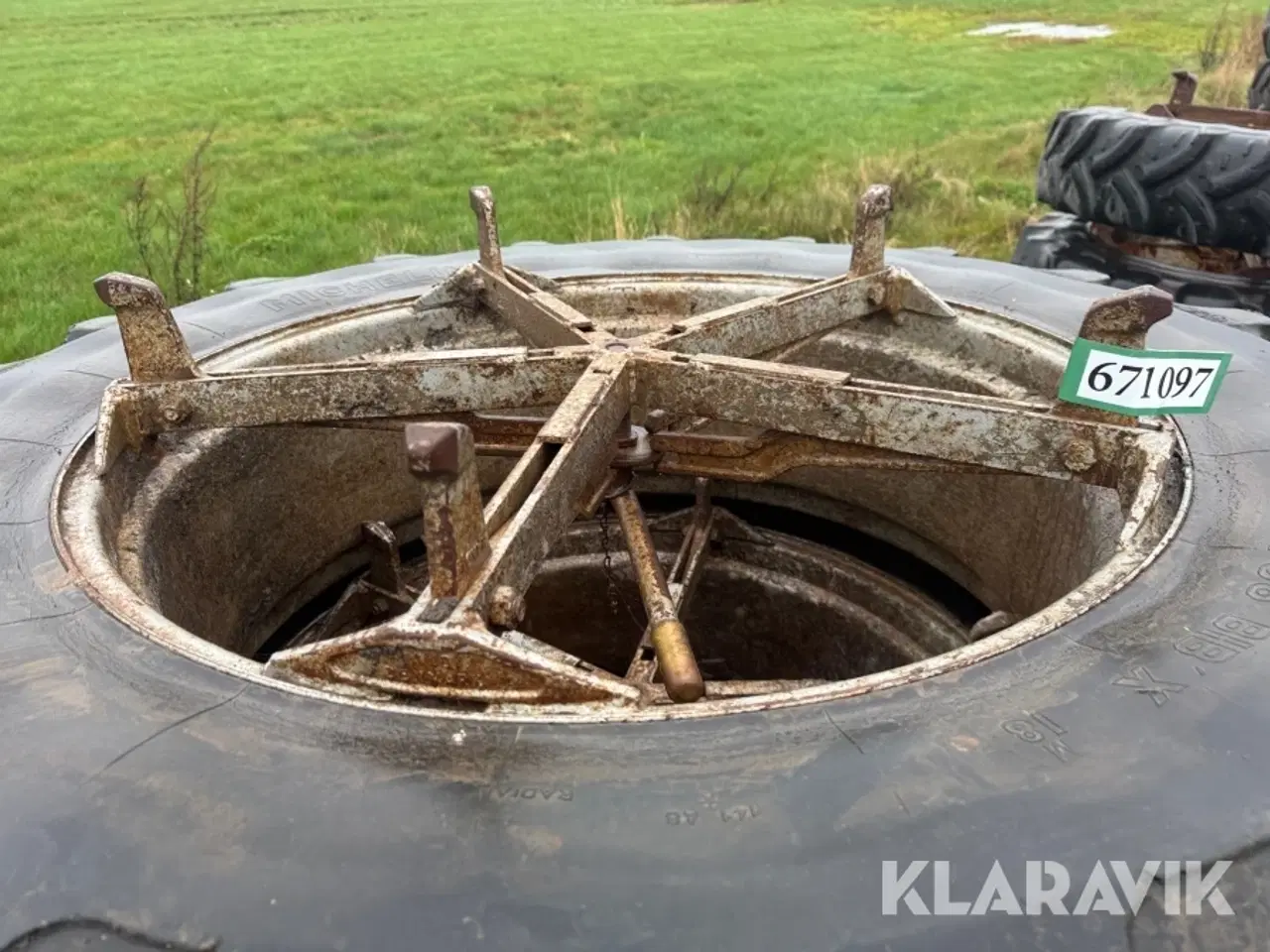 Billede 9 - Landbrugsdæk Michelin BIB X 2 styk