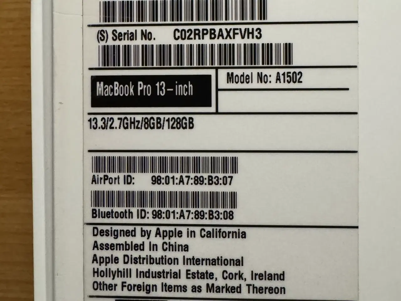 Billede 1 - MacBook Pro 13”