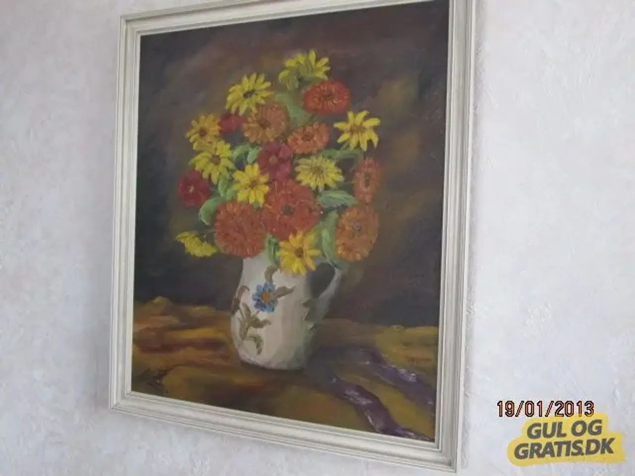 Billede 2 - Blomster maleri.
