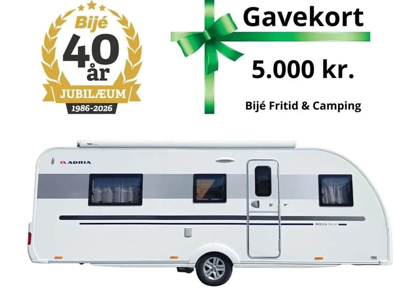 Billede 1 - 2019 - Adria Adora 593 UP   Køb denne vogn og få et gavekort på 5.000 kr. med i handlen.
