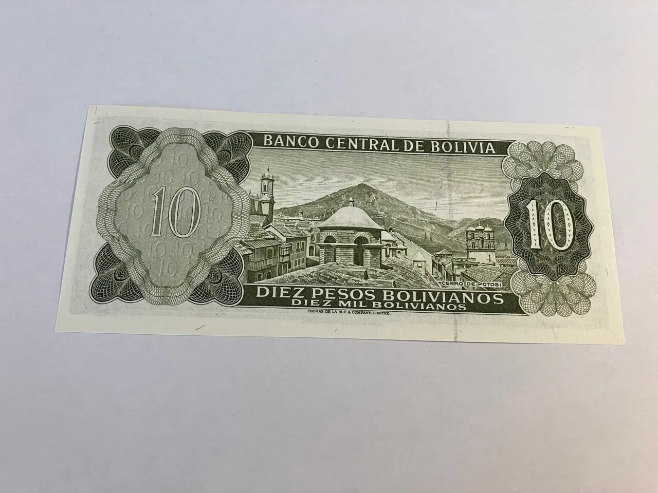 Billede 2 - 10 Pesos Bolivia 1962