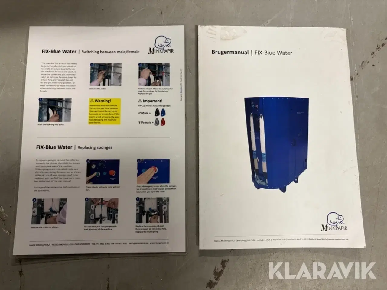 Billede 6 - Tane vasker Minkpapir Fix Blue Water