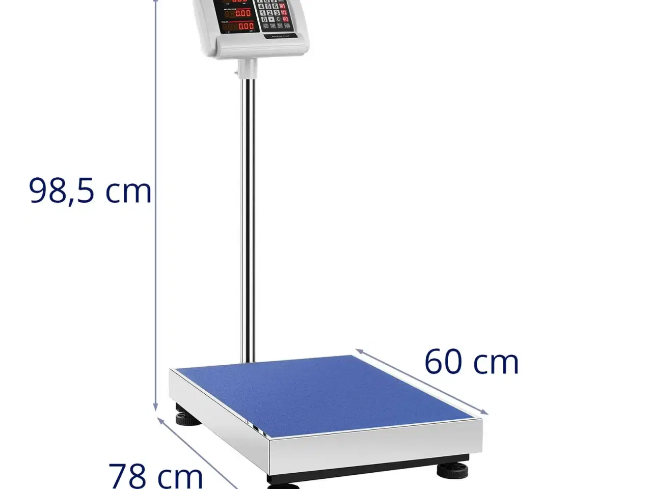 Billede 5 - Industrivægt – 300 kg / 50 g – 60 x 45 cm