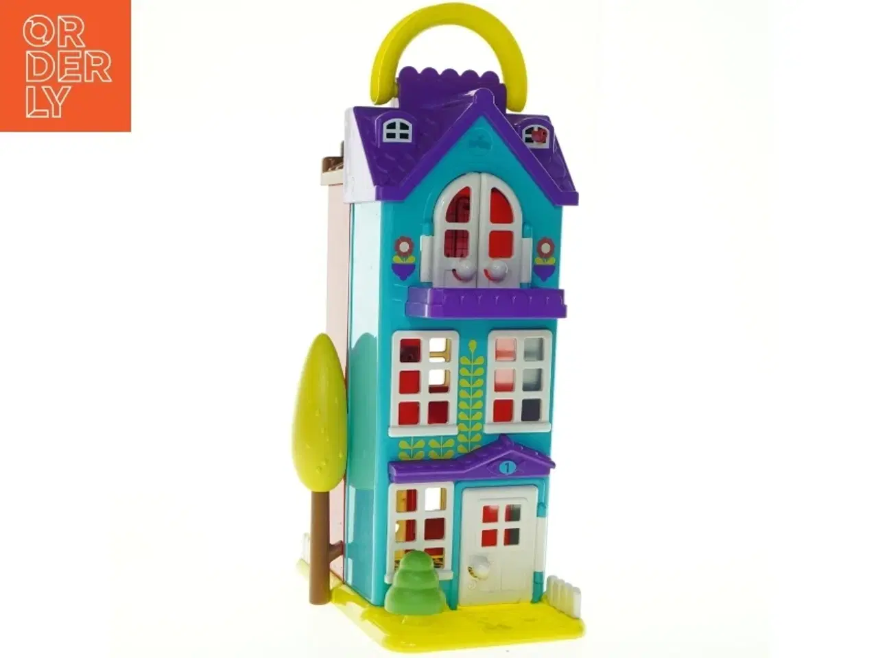 Billede 2 - Farverigt dukkehus fra Spire - Købt hos BR (str. 40x25x15 cm)