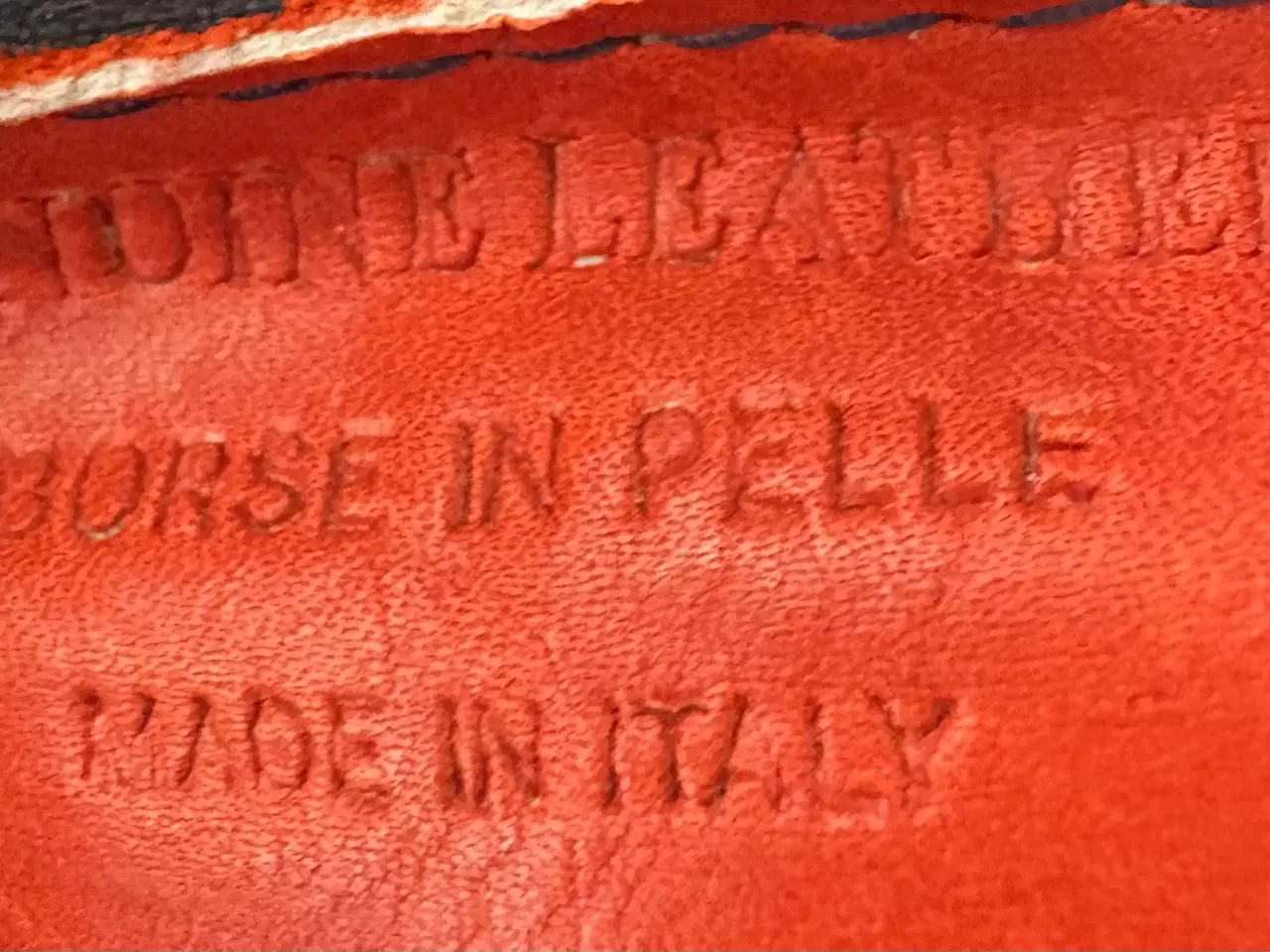 Billede 2 - Leather take made in Italy