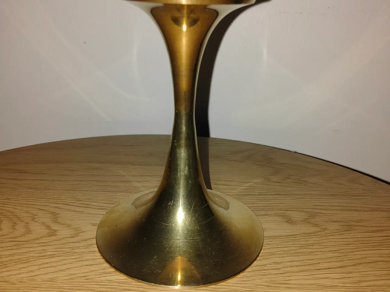 Billede 3 - Fin trompet messing lysestage