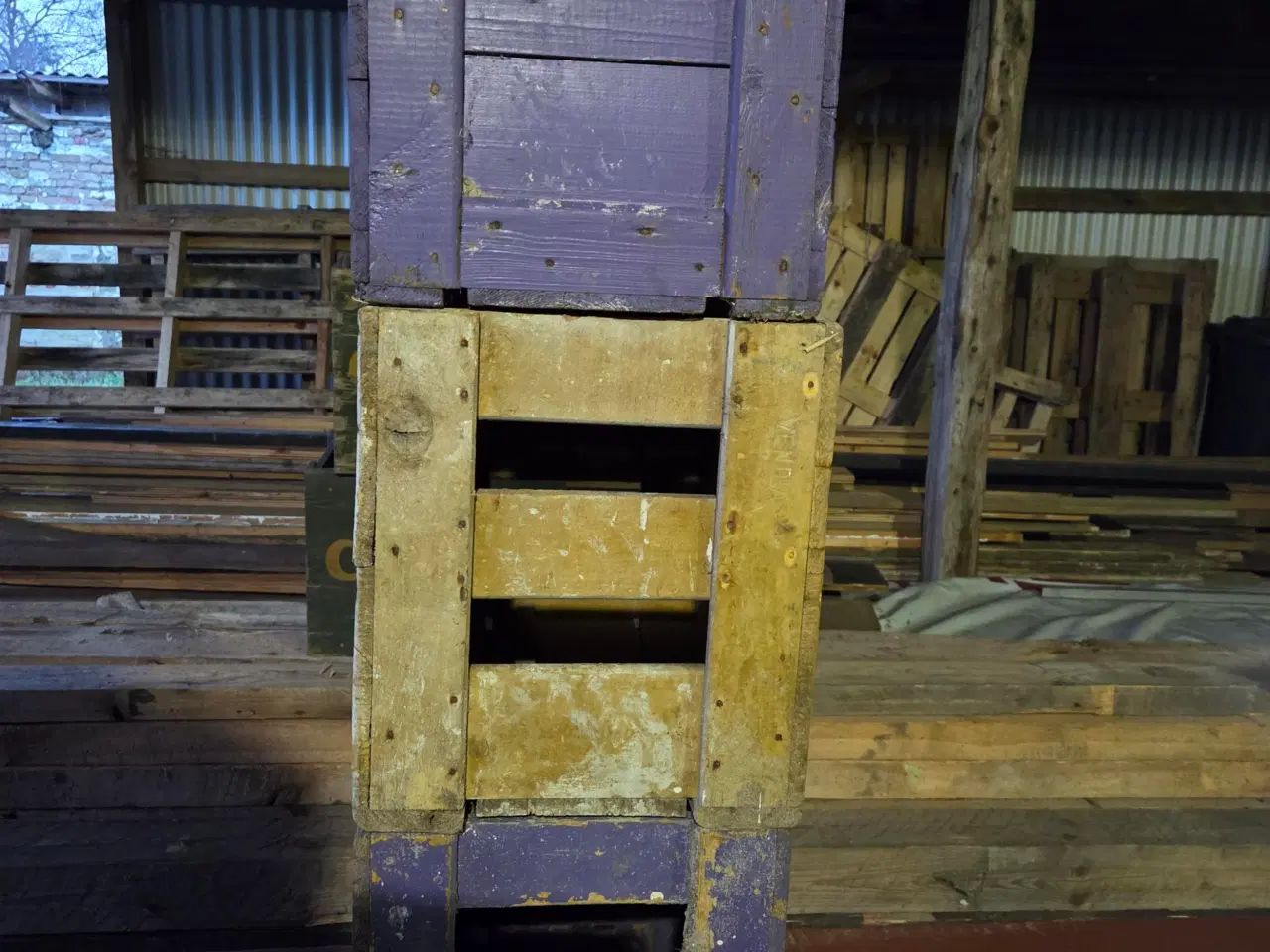 Billede 3 - Træ ølkasser - 3 stk