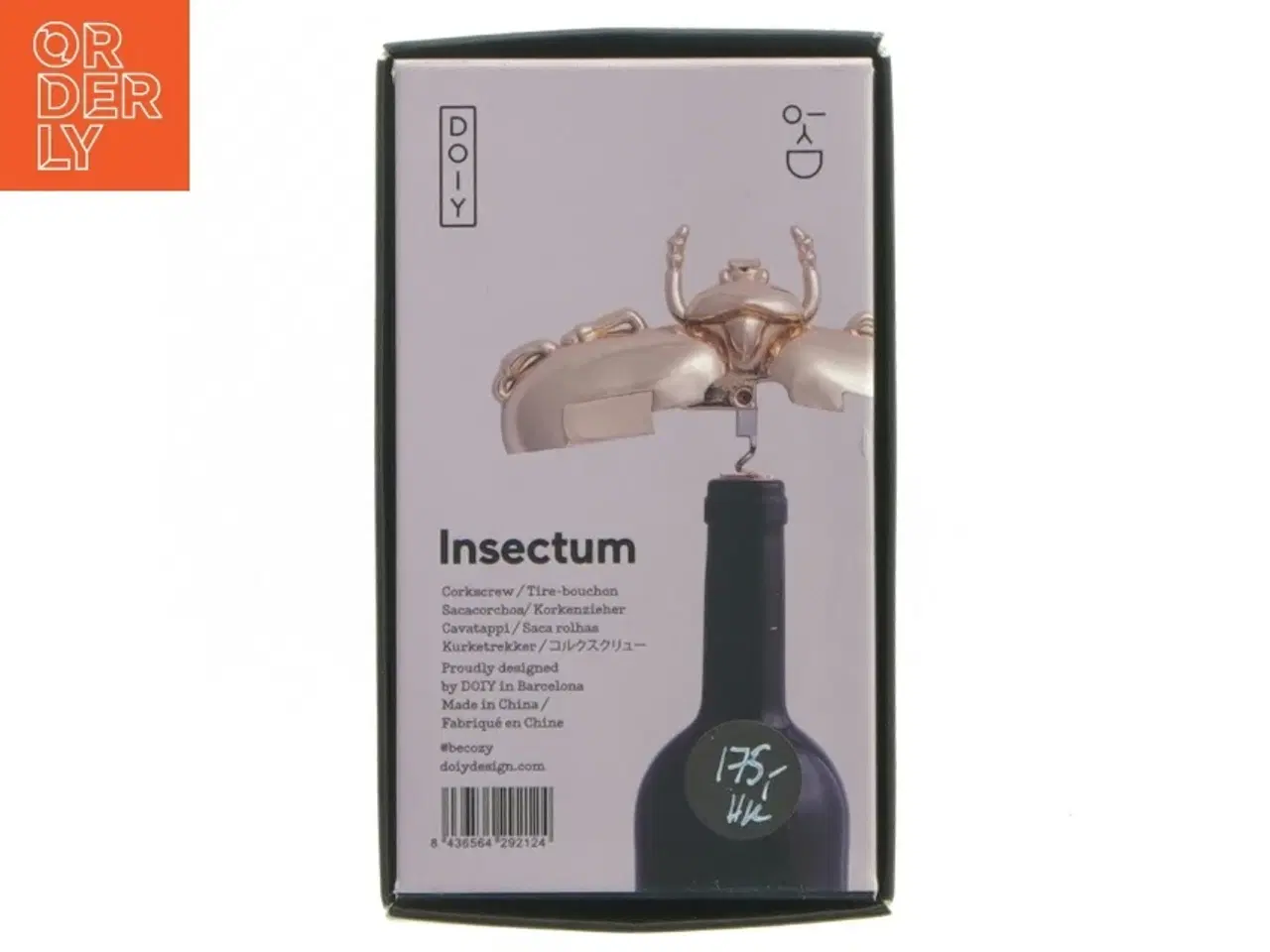 Billede 3 - Insectum proptrækker fra DOIY (str. 10,5x6 cm)