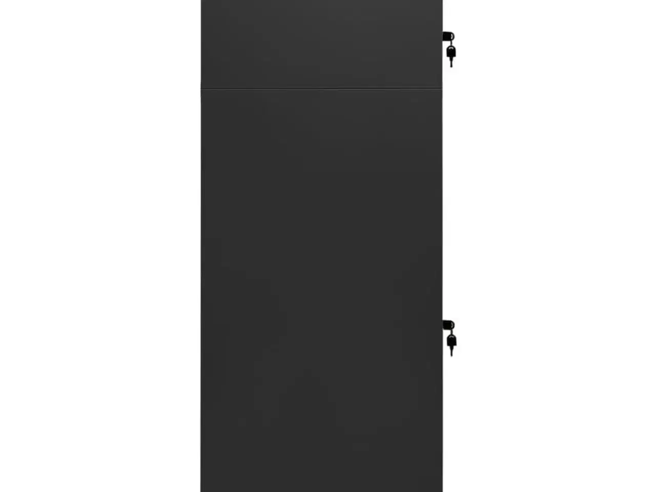 Billede 3 - Sadelskab 53x53x140 cm stål antracitgrå