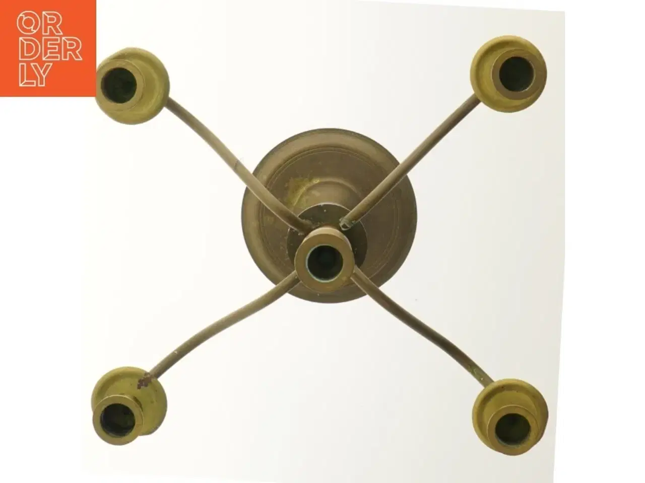 Billede 2 - Femarmet lysestage (str. 35x25 cm)