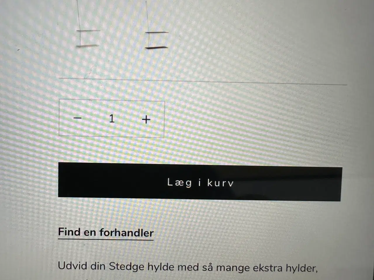 Billede 4 - Woud stedge hylder I sort og I røget eg