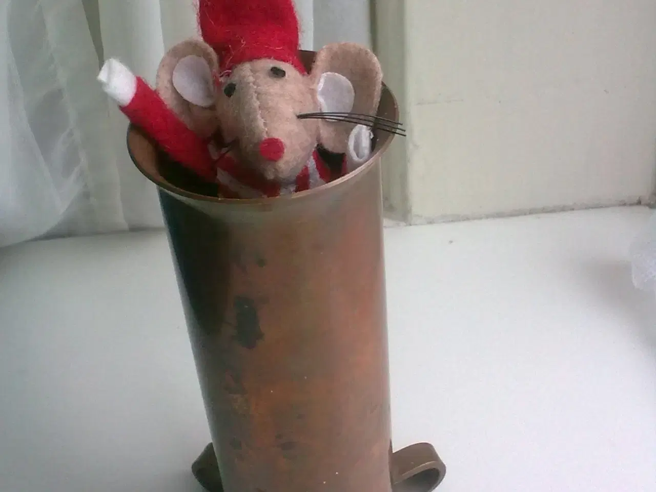 Billede 1 - Granathylster vase HUSFLID krigskunst