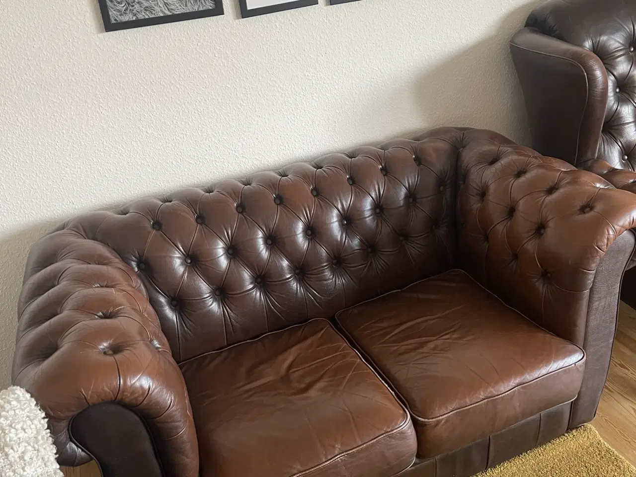 Billede 2 - 2-pers og 3-pers Chesterfield sofa til salg 
