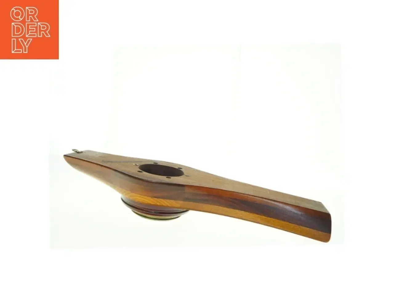 Billede 4 - Vintage barometer i propelvinge i træ (str. 63 x 22 cm)