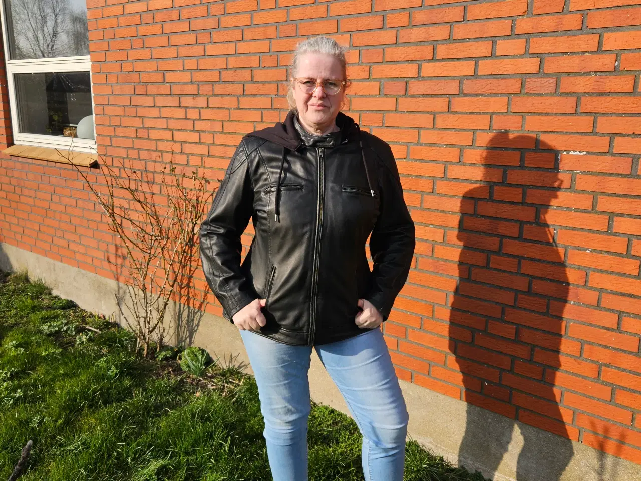 Billede 1 - Dame MC jakke skind, Difi