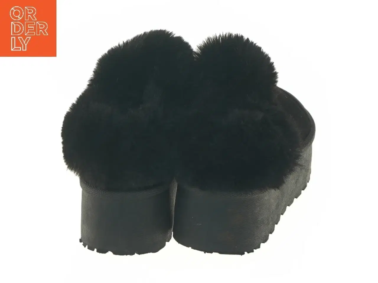 Billede 4 - Plysforede tøfler (str. 37 )