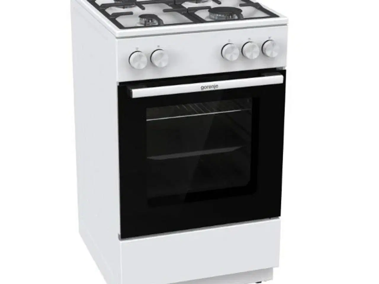 Billede 1 - Gas-komfur med ovn 50 cm - Gorenje GG5A10WFFM, hvid