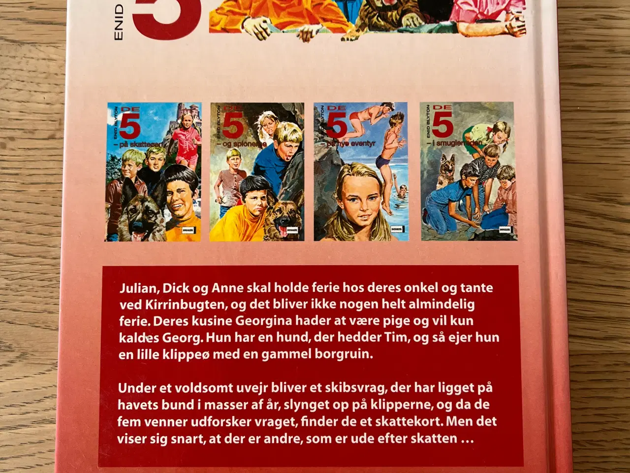 Billede 2 - De 5 - på Skatteøen. Af Enid Blyton. 